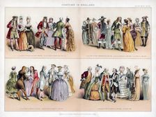 Costume in England, c18th century