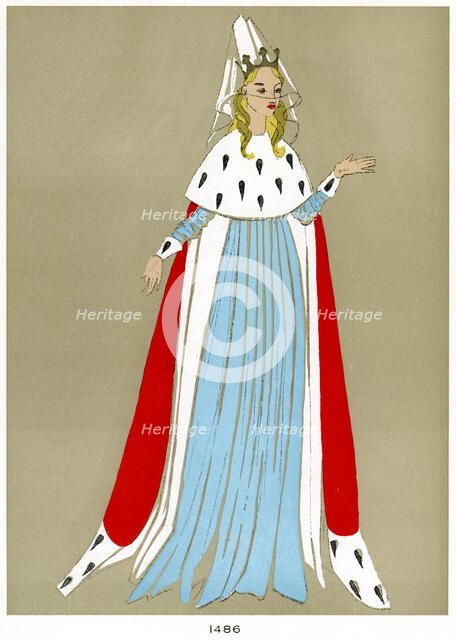 Costume of 1486, early to mid 20th century. Artist: Unknown