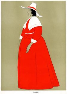 Costume of 1640, early to mid 20th century