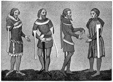 Costume of the 14th century, (1910)