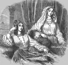 Costume of the Women of Bucharest 1854. Creator: Unknown