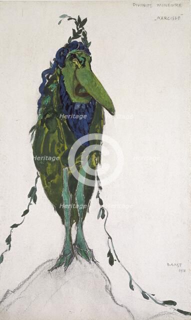 Costume of 'La Divinite Mineure' for 'Narcisse', 1911. Artist: Leon Bakst.