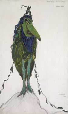 Costume of La Divinite Mineure for Narcisse 1911. Artist: Leon Bakst