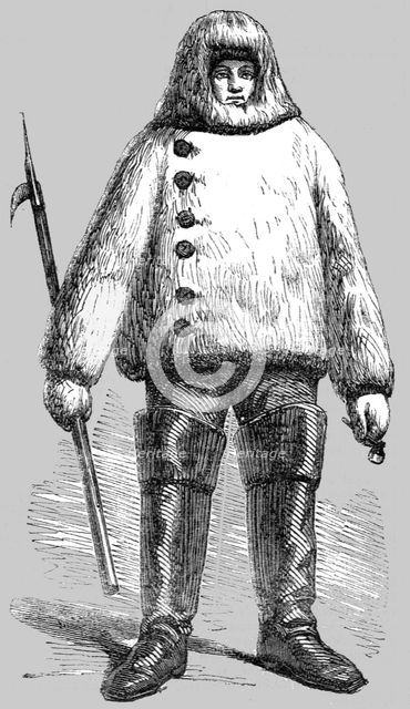 'Costume of Sailors in Arctic Regions', 1854. Creator: Unknown.