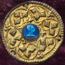 Costume Ornament with Profile Portrait, c. 1380/1400. Creator: Unknown