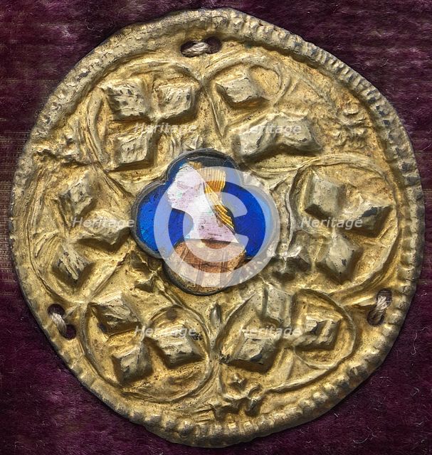 Costume Ornament with Profile Portrait, c. 1380/1400. Creator: Unknown.