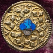 Costume Ornament with Profile Portrait, c. 1380/1400. Creator: Unknown