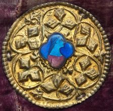 Costume Ornament with Profile Portrait, c. 1380/1400. Creator: Unknown