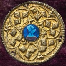 Costume Ornament with Profile Portrait, c. 1380/1400. Creator: Unknown
