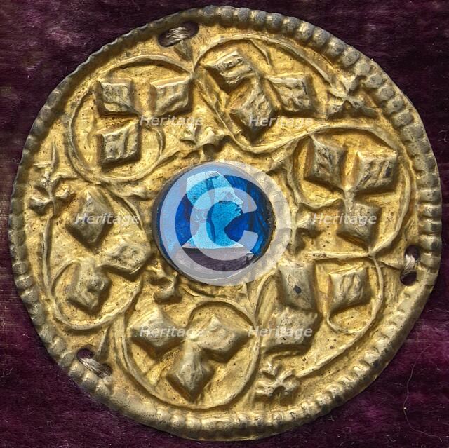 Costume Ornament with Profile Portrait, c. 1380/1400. Creator: Unknown.