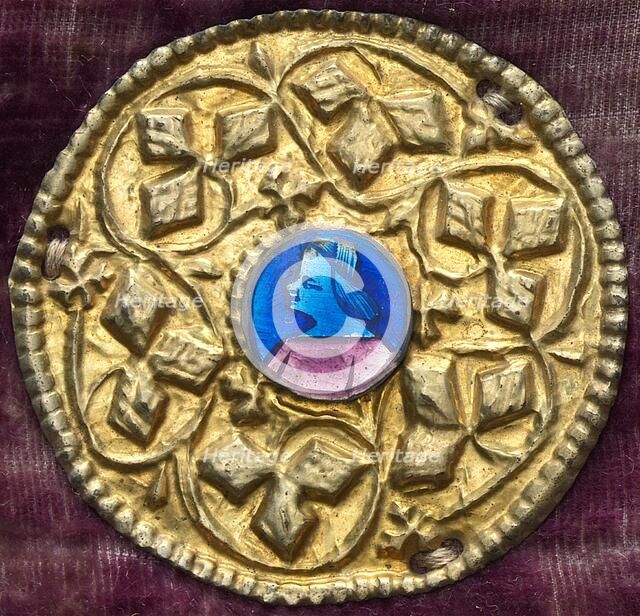 Costume Ornament with Profile Portrait, c. 1380/1400. Creator: Unknown.