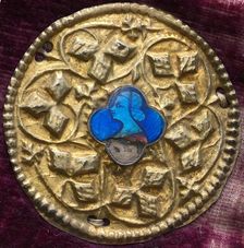 Costume Ornament with Profile Portrait, c. 1380/1400. Creator: Unknown