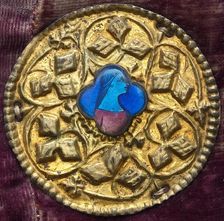 Costume Ornament with Profile Portrait, c. 1380/1400. Creator: Unknown