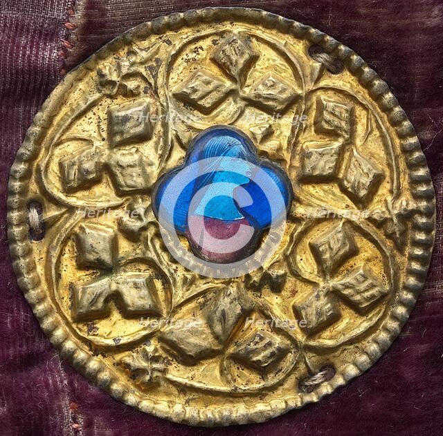 Costume Ornament with Profile Portrait, c. 1380/1400. Creator: Unknown.