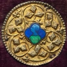 Costume Ornament with Profile Portrait, c. 1380/1400. Creator: Unknown