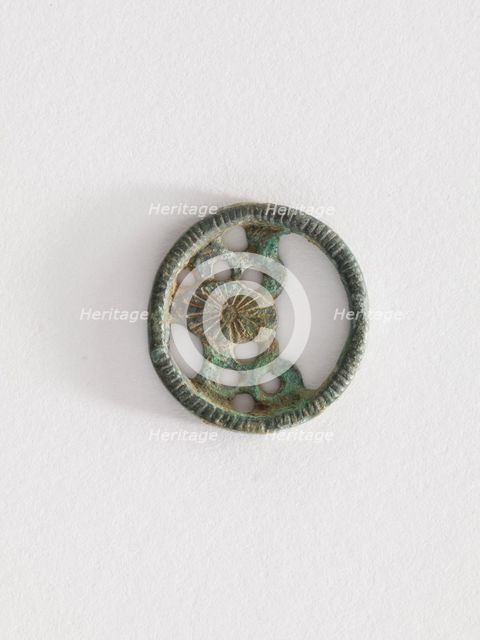 Costume ornament: lotus leaf, Goryeo period, 12th-13th century. Creator: Unknown.