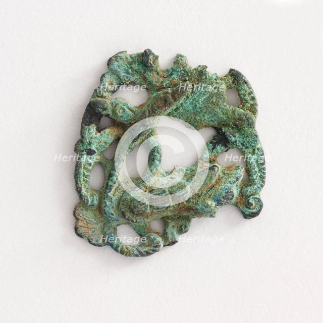 Costume ornament; pair of geese and water plants, Goryeo period, 12th-13th century. Creator: Unknown.