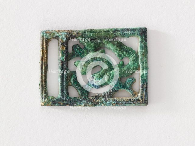 Costume ornament: striding dragon, Goryeo period, 12th-13th century. Creator: Unknown.