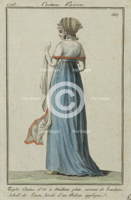 Costume parisien, 1798. Creator: Anonymous.