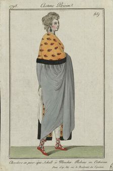 Costume parisien, 1798. Creator: Anonymous
