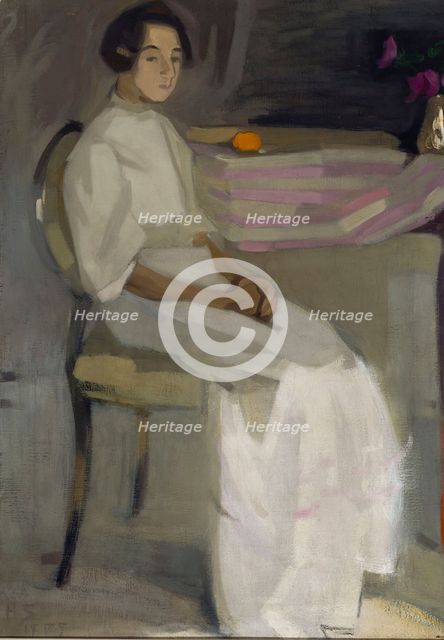 Costume Picture II, 1909. Creator: Schjerfbeck, Helene (1862-1946).