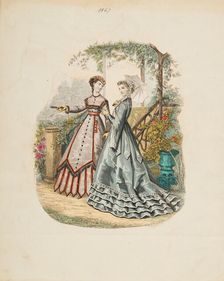 Costume plate, 1867. Creator: Unknown