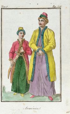 Costume Plate (Arménien), Late 18th to early 19th century. Creators: Jacques Grasset de Saint-Sauveur, LF Labrousse