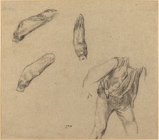 Costume Studies, 1854/1855. Creator: Jean Francois Millet