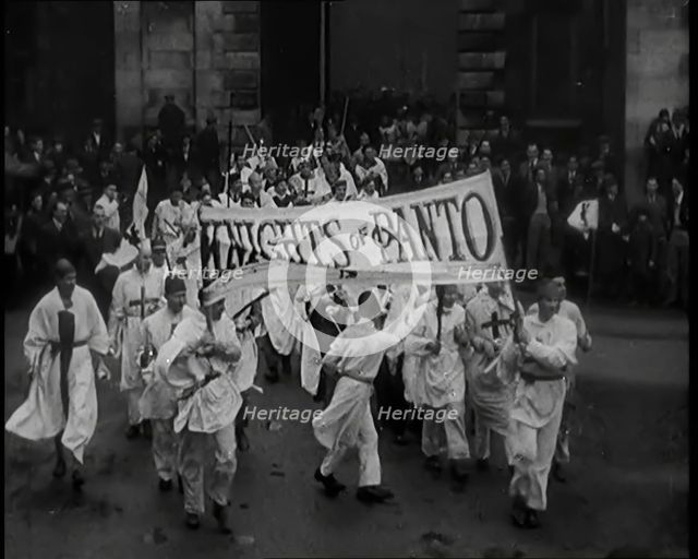 Costumed Student Rag Parade of 'Knights of Panto', 1931. Creator: British Pathe Ltd.