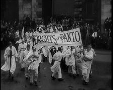 Costumed Student Rag Parade of Knights of Panto 1931. Creator: British Pathe Ltd