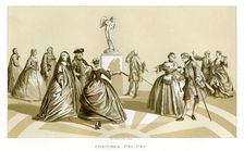 Costumes, 1720-1740, (1885)