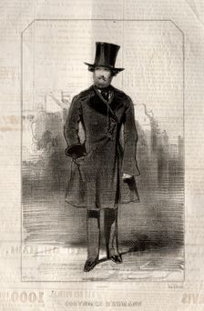 Costumes d Humann, 1843. Creator: Paul Gavarni (French, 1804-1866)