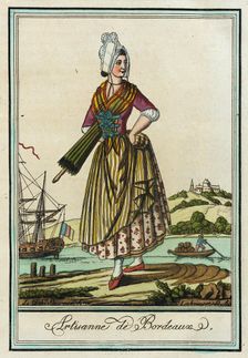 Costumes de Différent Pays, Artisanne de Bordeaux c1797. Creators: Jacques Grasset de Saint-Sauveur, LF Labrousse