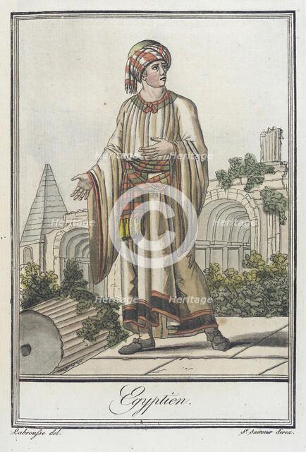 Costumes de Différent Pays, 'Egyptien', c1797. Creators: Jacques Grasset de Saint-Sauveur, LF Labrousse.