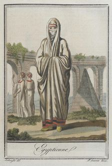 Costumes de Différent Pays, Egyptienne c1797. Creators: Jacques Grasset de Saint-Sauveur, LF Labrousse
