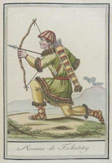 Costumes de Différent Pays, Homme de Tschutsky c1797. Creator: Jacques Grasset de Saint-Sauveur