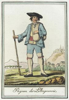 Costumes de Différent Pays, Paysan de L'Angoumois c1797. Creators: Jacques Grasset de Saint-Sauveur, LF Labrousse