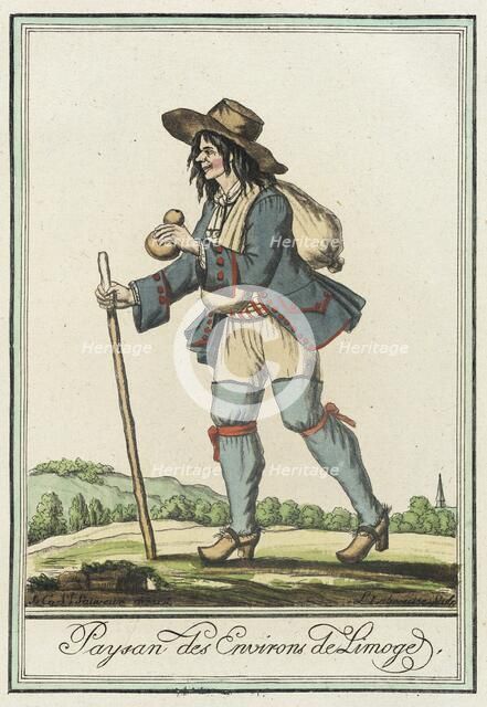 Costumes de Différent Pays, 'Paysan des Environs de Limoge', c1797. Creator: Jacques Grasset de Saint-Sauveur.