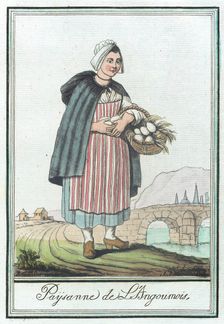 Costumes de Différent Pays, Paysanne de L'Angoumois c1797. Creator: Jacques Grasset de Saint-Sauveur
