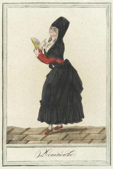 Costumes de Différent Pays, Venitienne c1797. Creators: Jacques Grasset de Saint-Sauveur, LF Labrousse