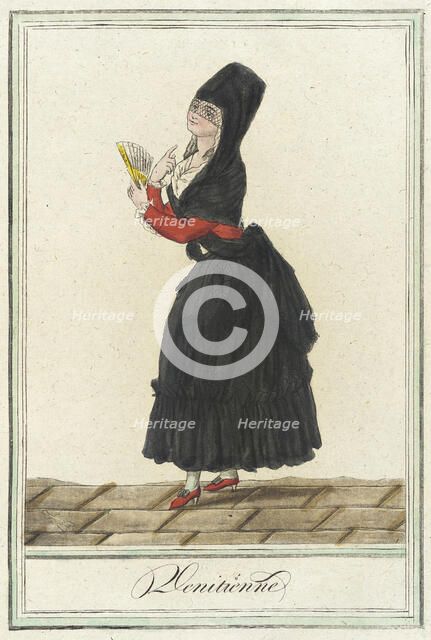 Costumes de Différent Pays, 'Venitienne', c1797. Creators: Jacques Grasset de Saint-Sauveur, LF Labrousse.
