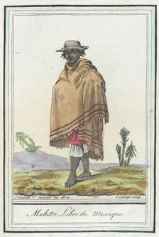 Costumes de Différents Pays, Mulatre Libre du Mexique c1797. Creators: Jacques Grasset de Saint-Sauveur, LF Labrousse