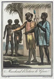 Costumes de Différents Pays, Marchand d'Esclaves de Gorée c1797. Creators: Jacques Grasset de Saint-Sauveur, LF Labrousse