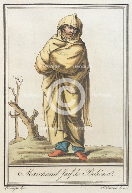 Costumes de Différents Pays, 'Marchand Juif de Bohême', c1797. Creator: Jacques Grasset de Saint-Sauveur.