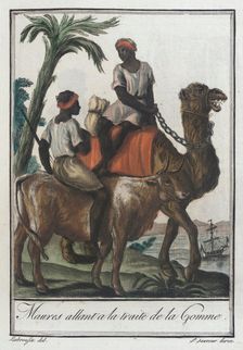 Costumes de Différents Pays, Maures Allant a la Traite de la Gomme c1797. Creators: Jacques Grasset de Saint-Sauveur, LF Labrousse