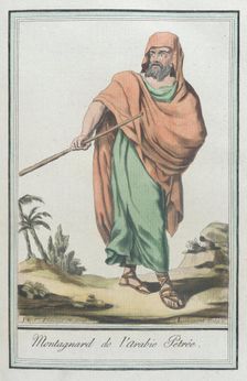 Costumes de Différents Pays, Montagnard de l'Arabie Petrée c1797. Creators: Jacques Grasset de Saint-Sauveur, LF Labrousse