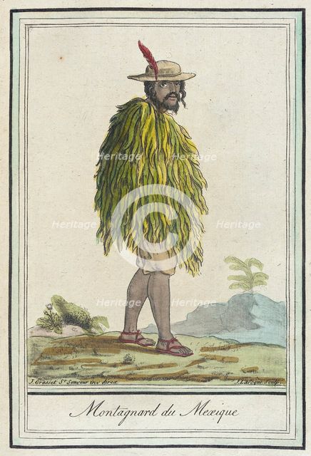 Costumes de Différents Pays, 'Montagnard du Mexique', c1797. Creators: Jacques Grasset de Saint-Sauveur, LF Labrousse.