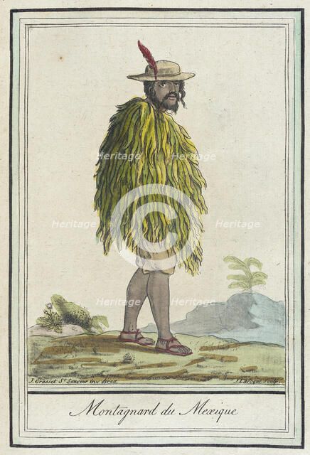 Costumes de Différents Pays, 'Montagnard du Mexique', c1797. Creators: Jacques Grasset de Saint-Sauveur, LF Labrousse.