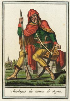 Costumes de Différents Pays, Morlaque du Canton de Segna c1797. Creators: Jacques Grasset de Saint-Sauveur, LF Labrousse