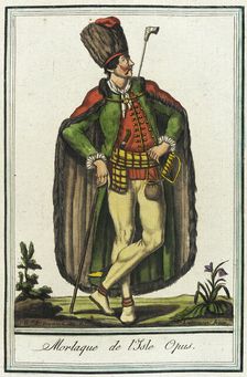 Costumes de Différents Pays, Morlaque de l'Isle Opus c1797. Creators: Jacques Grasset de Saint-Sauveur, LF Labrousse